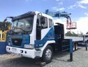2020 Daewoo BOOM TRUCK WITH MAN LIFT/ CARGO CRANE TRUCK