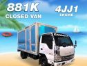 2023 Isuzu elf sobida nkr reconditioned surplus aluminum closed van (acv) rivetless n-series canter 300 series tornado