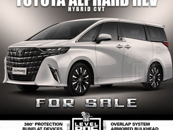 2025 Toyota Alphard HEV CVT White Bulletproof photo