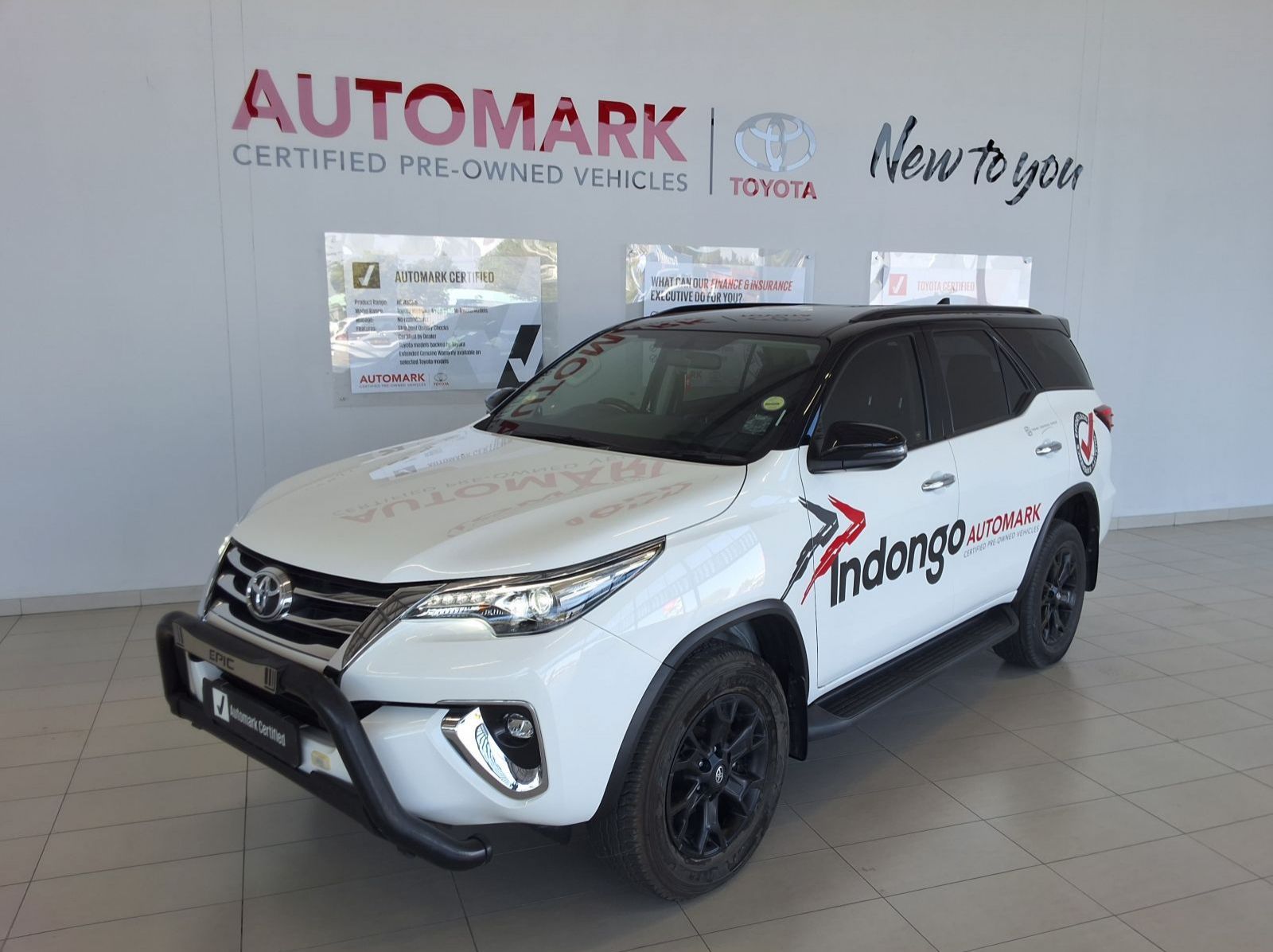 Used Toyota FORTUNER 2.8 EPIC BLACK AT  for sale in Windhoek, Walvis Bay, Okahandja, Gobabis, Mariental, Otjiwarongo, Ongwediva, Namibia