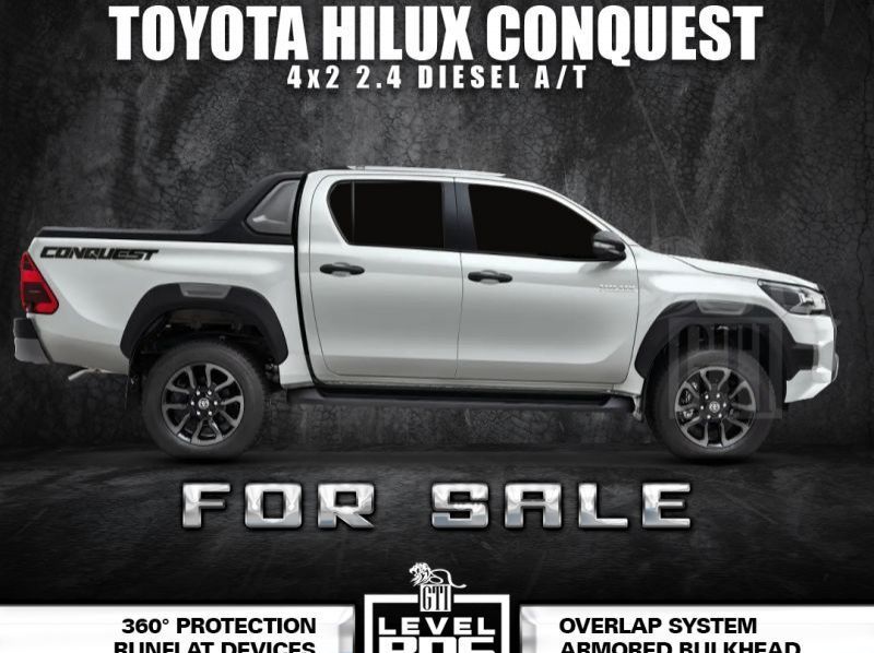 New Toyota Hilux Conquest 4x2 White Armored  for sale in Cavite, Calabarzon Region IV-A