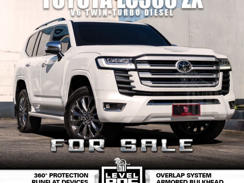 New Toyota Land cruiser 300 ZX White  Bulletproof  for sale in Cavite, Calabarzon Region IV-A