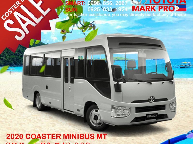 2020 Toyota Coaster Minibus 4.0L MT Philippines for sale Brand New