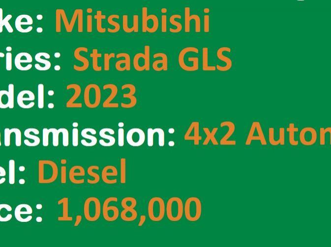 2023 Mitsubishi Mitsubishi Strada GLS AT Lucena City pictures