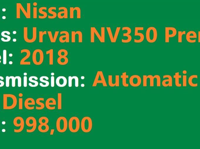 2018 Nissan Urvan NV350 Premium Lucena City pictures