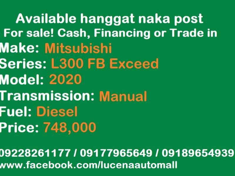 2020 Mitsubishi L300 FB Body Lucena City pictures