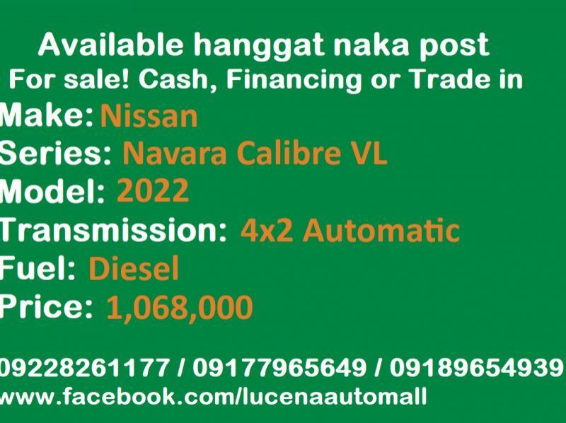 2022 Nissan Navara Calibre VL 4x2 automatic  pictures