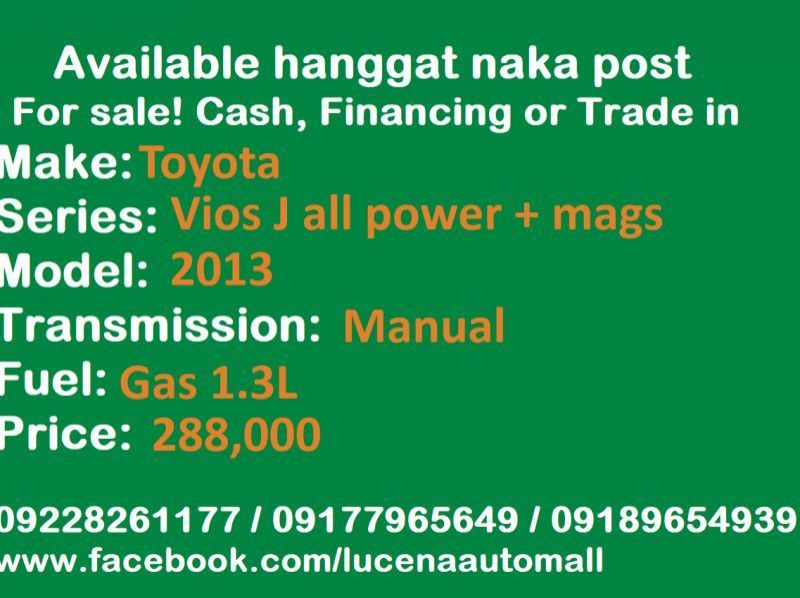 2013 Toyota Vios Red MT Lucena City pictures