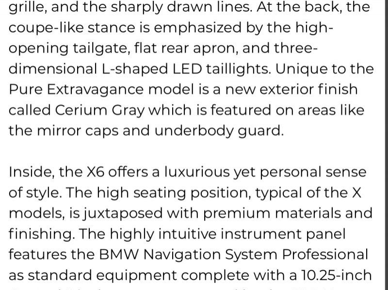 2016 BMW X6 xDrive 30d Pure Extravagance F16 pictures
