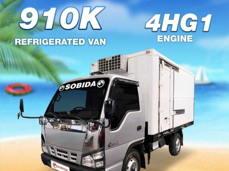Used Sobida Sobida Isuzu Elf surplus Refrigerated Van Truck n-series canter 300 series tornado  for sale in Manila, Philippines