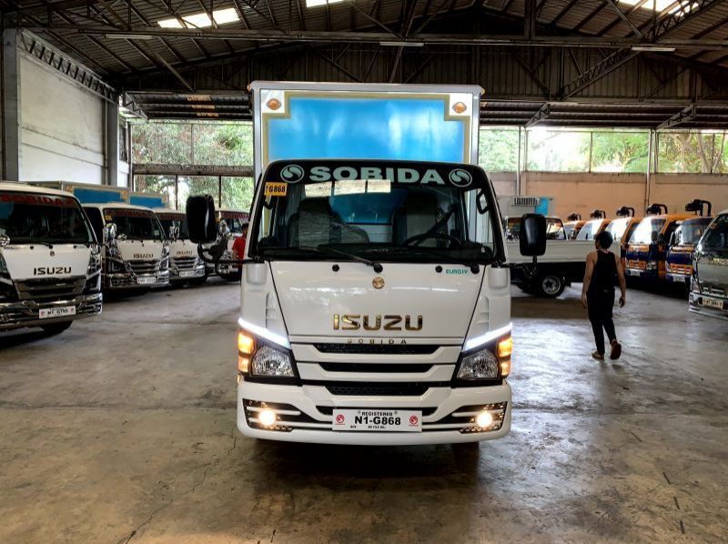 2023 Isuzu elf sobida nkr reconditioned surplus aluminum closed van (acv) rivetless n-series canter 300 series tornado pictures