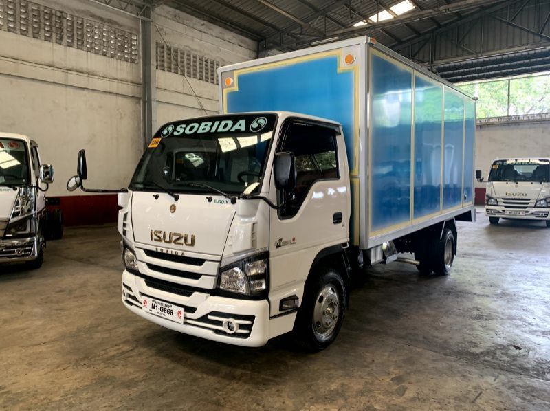 2023 Isuzu elf sobida nkr reconditioned surplus aluminum closed van (acv) rivetless n-series canter 300 series tornado pictures