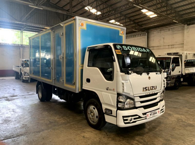 2023 Isuzu elf sobida nkr reconditioned surplus aluminum closed van (acv) rivetless n-series canter 300 series tornado pictures
