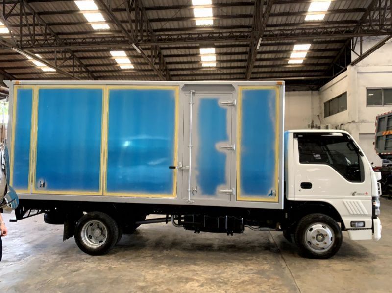 2023 Isuzu elf sobida nkr reconditioned surplus aluminum closed van (acv) rivetless n-series canter 300 series tornado pictures