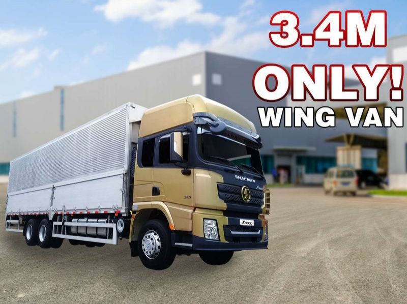 Used Shacman x3000 6x2 10 wheeler 32-foot aluminum wing van truck new for sale sinotruk howo dongfeng faw  for sale in Manila, Philippines