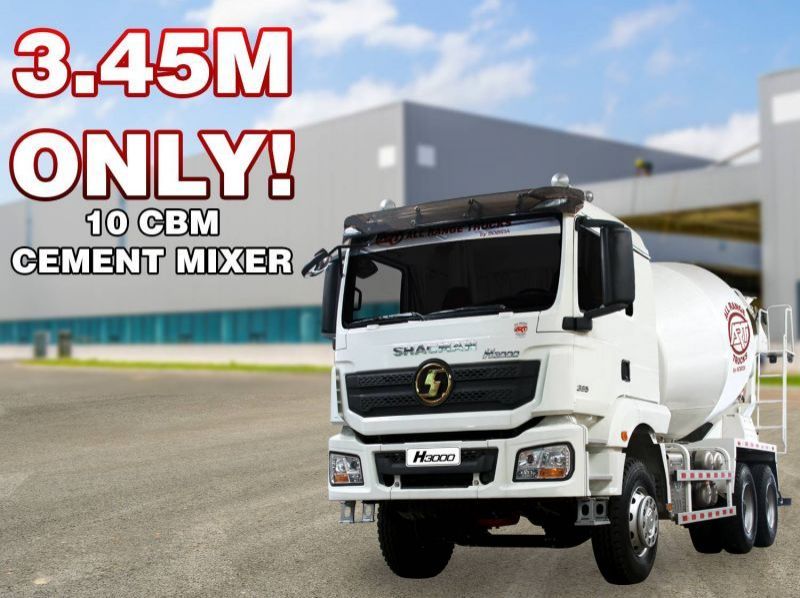 Used Shacman 3000 6x4 10-wheel transit cement mixer truck new for sale sinotruk howo dongfeng faw  for sale in Manila, Philippines
