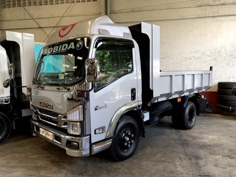 2023 Isuzu sobida reconditioned elf nqr surplus dump truck n-series canter 300 series tornado pictures