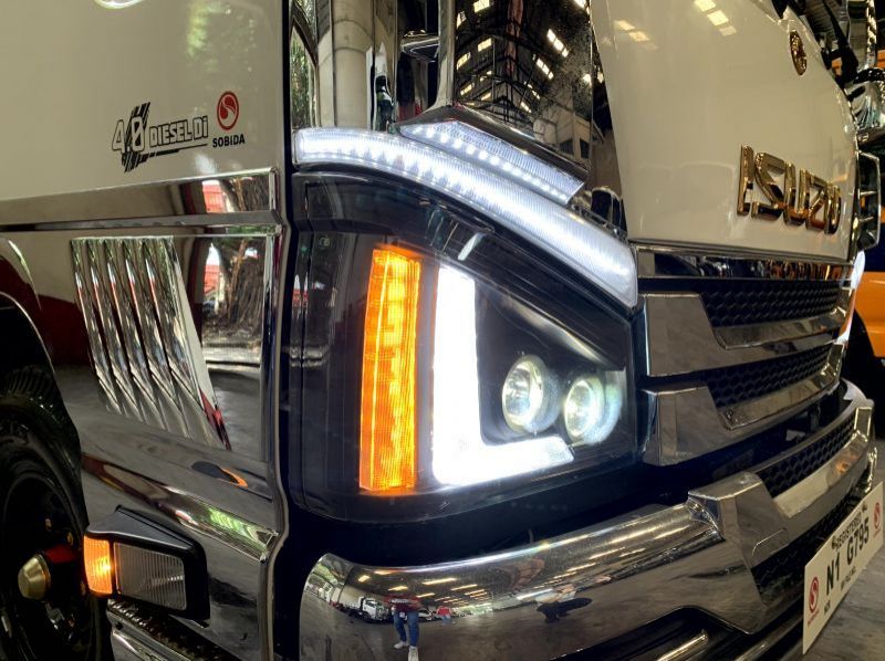 2023 Isuzu sobida reconditioned elf nqr surplus dump truck n-series canter 300 series tornado pictures