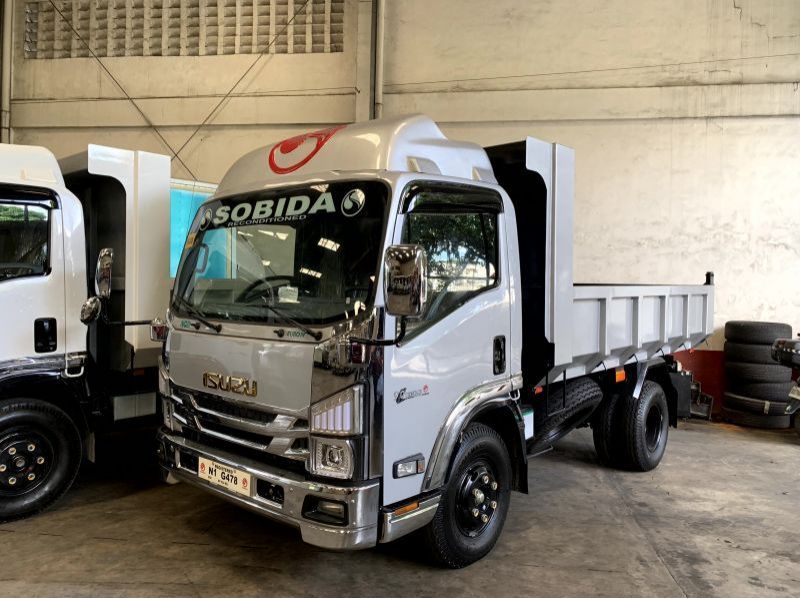 2023 Isuzu sobida reconditioned elf nqr surplus dump truck n-series canter 300 series tornado pictures