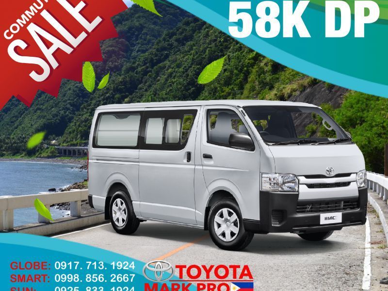 2020 Toyota Hiace Commuter ALL-IN PROMO Sale for sale | Brand New | Manual  transmission - TOYOTA ALABANG, INC.