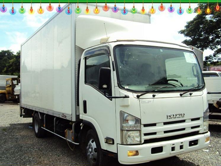 2019 Isuzu Elf Aluminum Closed Van for 