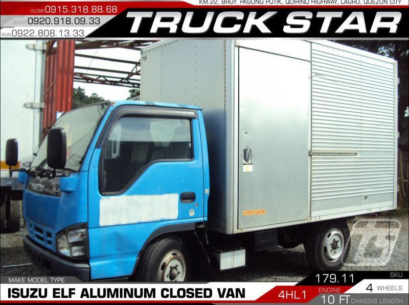 2017 Isuzu Elf Aluminum Closed Van pictures